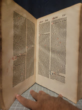 Load image into Gallery viewer, Summa Theologica, 1496. Volume II of III in Two Tomes. Aquinas’s Masterpiece, Rubricated and in Original Boards