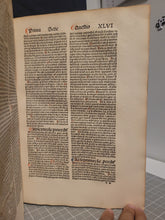 Load image into Gallery viewer, Summa Theologica, 1496. Volume II of III in Two Tomes. Aquinas’s Masterpiece, Rubricated and in Original Boards