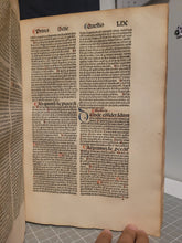 Load image into Gallery viewer, Summa Theologica, 1496. Volume II of III in Two Tomes. Aquinas’s Masterpiece, Rubricated and in Original Boards