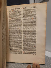 Load image into Gallery viewer, Summa Theologica, 1496. Volume II of III in Two Tomes. Aquinas’s Masterpiece, Rubricated and in Original Boards