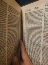 Load image into Gallery viewer, Summa Theologica, 1496. Volume II of III in Two Tomes. Aquinas’s Masterpiece, Rubricated and in Original Boards