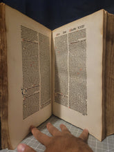 Load image into Gallery viewer, Summa Theologica, 1496. Volume II of III in Two Tomes. Aquinas’s Masterpiece, Rubricated and in Original Boards