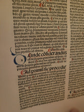 Load image into Gallery viewer, Summa Theologica, 1496. Volume II of III in Two Tomes. Aquinas’s Masterpiece, Rubricated and in Original Boards