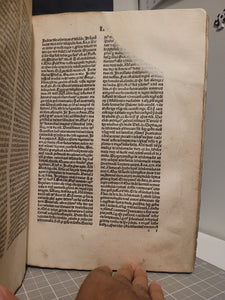 Sermones Thesauri Novi de Tempore, 1484. With a Beautiful, Ornate, Initial