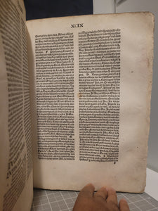 Sermones Thesauri Novi de Tempore, 1484. With a Beautiful, Ornate, Initial