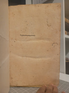 Opera [Bucolica and Georgica, with argumenta (comm. Servius, Landinus and Mancinellus); Aeneis, with argumenta (comm. Servius, Donatus and Landinus)]. Add: Maphaeus Vegius: Liber XIII Aeneidos. Additional texts, 1491-1492. A Rare Virgil