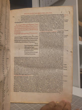 Load image into Gallery viewer, Opera [Bucolica and Georgica, with argumenta (comm. Servius, Landinus and Mancinellus); Aeneis, with argumenta (comm. Servius, Donatus and Landinus)]. Add: Maphaeus Vegius: Liber XIII Aeneidos. Additional texts, 1491-1492. A Rare Virgil