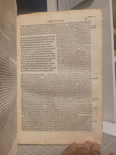 Load image into Gallery viewer, Opera [Bucolica and Georgica, with argumenta (comm. Servius, Landinus and Mancinellus); Aeneis, with argumenta (comm. Servius, Donatus and Landinus)]. Add: Maphaeus Vegius: Liber XIII Aeneidos. Additional texts, 1491-1492. A Rare Virgil