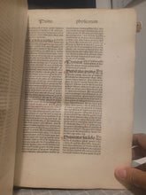 Load image into Gallery viewer, ***RESERVED*** Quaestiones Perutiles Super total Philosophia Naturali, 1481. First Edition of Aristotle Commentaries on Science, Medicine, Astronomy, and More