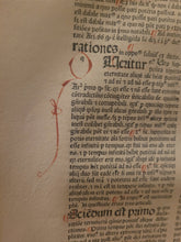 Load image into Gallery viewer, ***RESERVED*** Quaestiones Perutiles Super total Philosophia Naturali, 1481. First Edition of Aristotle Commentaries on Science, Medicine, Astronomy, and More