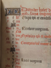 Load image into Gallery viewer, Book of Hours, Circa 1450. Use of Paris, France. Illuminated Manuscript on Vellum, 11 Damaged Full-Page Miniatures with Full Borders, and Two Historiated Initials