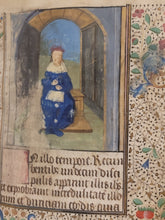 Load image into Gallery viewer, Book of Hours, Circa 1450. Use of Paris, France. Illuminated Manuscript on Vellum, 11 Damaged Full-Page Miniatures with Full Borders, and Two Historiated Initials
