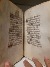 Load image into Gallery viewer, Book of Hours, Circa 1450. Use of Paris, France. Illuminated Manuscript on Vellum, 11 Damaged Full-Page Miniatures with Full Borders, and Two Historiated Initials