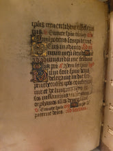 Load image into Gallery viewer, Book of Hours, Circa 1450. Use of Paris, France. Illuminated Manuscript on Vellum, 11 Damaged Full-Page Miniatures with Full Borders, and Two Historiated Initials