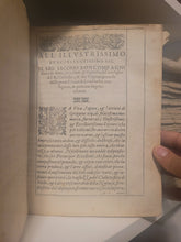 Load image into Gallery viewer, Delle Allusioni, Imprese, et Emblemi del Signor Principio Fabricii, 1588. First and Only Edition of this Allegorical Emblem Book
