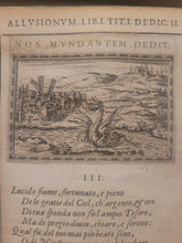 Load image into Gallery viewer, Delle Allusioni, Imprese, et Emblemi del Signor Principio Fabricii, 1588. First and Only Edition of this Allegorical Emblem Book