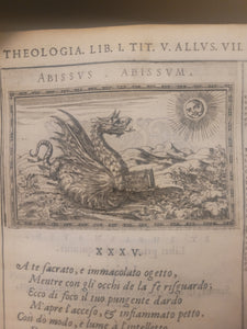 Delle Allusioni, Imprese, et Emblemi del Signor Principio Fabricii, 1588. First and Only Edition of this Allegorical Emblem Book