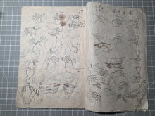 Load image into Gallery viewer, Anatomy Practice, Circa 1820-1880 (Late Edo to Early Meiji). Illustrated Manual on Anatomy for Hands and Feet, by a Student of Tanomura Chikuden
