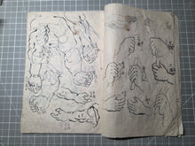 Load image into Gallery viewer, Anatomy Practice, Circa 1820-1880 (Late Edo to Early Meiji). Illustrated Manual on Anatomy for Hands and Feet, by a Student of Tanomura Chikuden