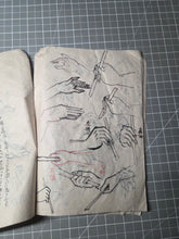 Load image into Gallery viewer, Anatomy Practice, Circa 1820-1880 (Late Edo to Early Meiji). Illustrated Manual on Anatomy for Hands and Feet, by a Student of Tanomura Chikuden
