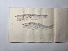 Load image into Gallery viewer, Illustrated Manuscript of Cooking and Landscapes, with a Pair of Kappa, Circa 1850-1880 (Late Edo to Early Meiji). With Poetic Commentary by the Female Nun Otagaki Rengetsu