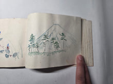 Load image into Gallery viewer, Illustrated Manuscript of Cooking and Landscapes, with a Pair of Kappa, Circa 1850-1880 (Late Edo to Early Meiji). With Poetic Commentary by the Female Nun Otagaki Rengetsu