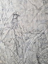 Load image into Gallery viewer, Ochibashu (Fallen Leaves Collection), Circa 1870-1890 (Meiji Period). Illustrated Manuscript of 52 Pages of Paintings, Sketches, and Drawings of Flowers and Other Figures, Some Copied from Earlier Examples, Pasted Over an Existing Manuscript
