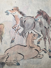 Load image into Gallery viewer, Shasei-Cho (Drawing Book), Circa 1860-1890 (Late Edo to Meiji Period). Hand Colored Manuscript Sketchbook with Dozens of Paintings and Sketches, including Courtesans and Noblewomen, and a Yurei. Possibly for Craft Projects