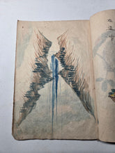Load image into Gallery viewer, Shasei-Cho (Drawing Book), Circa 1860-1890 (Late Edo to Meiji Period). Hand Colored Manuscript Sketchbook with Dozens of Paintings and Sketches, including Courtesans and Noblewomen, and a Yurei. Possibly for Craft Projects