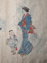 Load image into Gallery viewer, Shasei-Cho (Drawing Book), Circa 1860-1890 (Late Edo to Meiji Period). Hand Colored Manuscript Sketchbook with Dozens of Paintings and Sketches, Possibly for Craft Projects