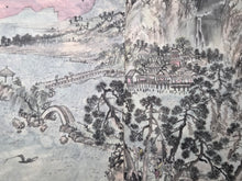Load image into Gallery viewer, Sansui Gashū (Landscape Art Collection), Circa 1800-1850 (Late Edo Period). Illustrated Manuscript With 90 Pages of Sumi-E Ink Wash and Color Paintings, Copying Techniques of Artist Schools from Japan and the Southern School of Chinese Painting