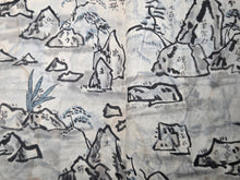 Load image into Gallery viewer, Illustrated Japanese Manuscript of Landscapes and Zen Rock Gardening, With Dozens of Illustrations, 19th Century. 60 Pages of Ink Wash Illustrations