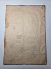 Load image into Gallery viewer, Japanese Manuscript Sketchbook of Various Plants and Birds, 19th Century. 20 Pages of Pen and Ink Illustrations. Likely for Crafts