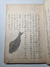 Load image into Gallery viewer, Fish Encyclopedia, 1800-1850 (Late Edo Period). Illustrated Manuscript Encyclopedia, or Fishing Guide on Fish, On Features and Flavor, Medical Benefits, and Where to Find Them