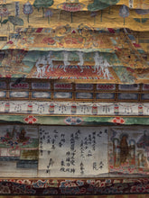 Load image into Gallery viewer, The Taima Mandala, Circa 1700-1750. An Extravagantly and Masterfully Produced Painting of Sukhavati, the Western Pure Land, With Extensive Usage of Gold Leaf