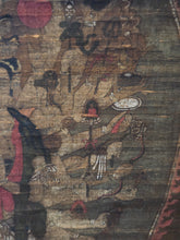 Load image into Gallery viewer, Senju Kannon Bosatsu, or the Forty-Two-Armed Sahasrabhuja Avalokiteśvara, Circa 1400-1500. A Rare Silk Painting of the Eleven Headed, Thousand Armed Buddha, Uncommonly Depicted with Fourteen Faces