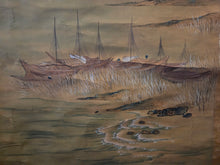 Load image into Gallery viewer, Landscape of Flowing Mountains and Forests, Circa 1800-1900. A Beautiful Ink Wash Painting by an Unknown Literati Painter, Cleverly Forging Wang Hui’s Signature and Artist Seals