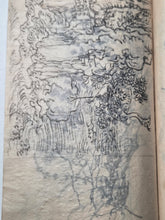 Load image into Gallery viewer, Three Manuscript Sketchbooks of Various Compositions, Circa 1820-1854. Attributed to a Noted Nanga and Literati Artist Skill in the Southern School Style, with a Staggering 198 Pages of Inked Landscapes, Animals, and Much More