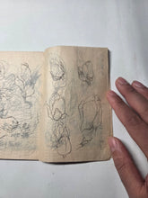 Load image into Gallery viewer, Three Manuscript Sketchbooks of Various Compositions, Circa 1820-1854. Attributed to a Noted Nanga and Literati Artist Skill in the Southern School Style, with a Staggering 198 Pages of Inked Landscapes, Animals, and Much More