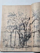 Load image into Gallery viewer, Three Manuscript Sketchbooks of Various Compositions, Circa 1820-1854. Attributed to a Noted Nanga and Literati Artist Skill in the Southern School Style, with a Staggering 198 Pages of Inked Landscapes, Animals, and Much More