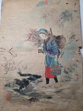 Load image into Gallery viewer, An Ukyio-E Painting Album, circa 1870-1900. With Beautifully Produced Ukiyo-E Paintings in the Style of Major Schools. 50 Pages of Large Paintings, with Nearly 20 Double Paged Examples
