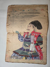 Load image into Gallery viewer, An Ukyio-E Painting Album, circa 1870-1900. With Beautifully Produced Ukiyo-E Paintings in the Style of Major Schools. 50 Pages of Large Paintings, with Nearly 20 Double Paged Examples
