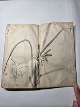 Load image into Gallery viewer, Japanese Manuscript Sketchbook, Circa 1844-1848?. An Ukiyo-E Artist Book with 80 Pages of Colored Paintings and Ink Sketches, Hundreds of Drawings
