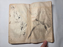 Load image into Gallery viewer, Japanese Manuscript Sketchbook, Circa 1844-1848?. An Ukiyo-E Artist Book with 80 Pages of Colored Paintings and Ink Sketches, Hundreds of Drawings
