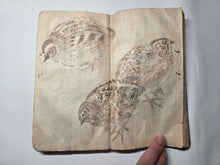 Load image into Gallery viewer, Japanese Manuscript Sketchbook, Circa 1844-1848?. An Ukiyo-E Artist Book with 80 Pages of Colored Paintings and Ink Sketches, Hundreds of Drawings