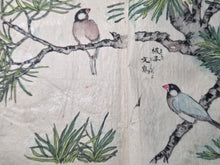 Load image into Gallery viewer, Kacho Oyobi Sansui no zu (Painting Album of Sites with Flowers and Birds), Circa 1870-1900. 24 Pages of Brightly Painted Illustrations of Floral Gatherings, Various Birds, and Landscapes