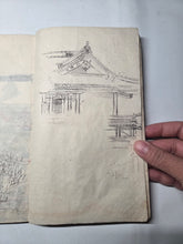 Load image into Gallery viewer, Nomura Bunkyo Shozō Gakō Shasei (Nomura Bunkyo's Collection of Sketches), Circa 1868-1875. Early Meiji Sketchbook by a Japanese Painter of the Shijo School, With Roughly 57 Pages of Landscape Sketches and Sumi-E Ink Wash Painting