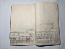 Load image into Gallery viewer, Nomura Bunkyo Shozō Gakō Shasei (Nomura Bunkyo's Collection of Sketches), Circa 1868-1875. Early Meiji Sketchbook by a Japanese Painter of the Shijo School, With Roughly 57 Pages of Landscape Sketches and Sumi-E Ink Wash Painting