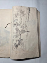 Load image into Gallery viewer, Nomura Bunkyo Shozō Gakō Shasei (Nomura Bunkyo's Collection of Sketches), Circa 1868-1875. Early Meiji Sketchbook by a Japanese Painter of the Shijo School, With Roughly 57 Pages of Landscape Sketches and Sumi-E Ink Wash Painting