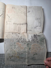 Load image into Gallery viewer, Nomura Bunkyo Shozō Gakō Shasei (Nomura Bunkyo's Collection of Sketches), Circa 1868-1875. Early Meiji Sketchbook by a Japanese Painter of the Shijo School, With Roughly 57 Pages of Landscape Sketches and Sumi-E Ink Wash Painting